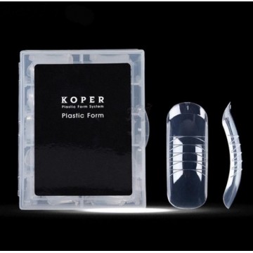 Верхні форми для нарощування нігтів акрігелю Koper, з розміткою, 100 шт