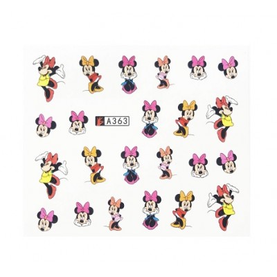 Слайдер-дизайн для нігтів A 363 Mickey Mouse з доставкою по Україні