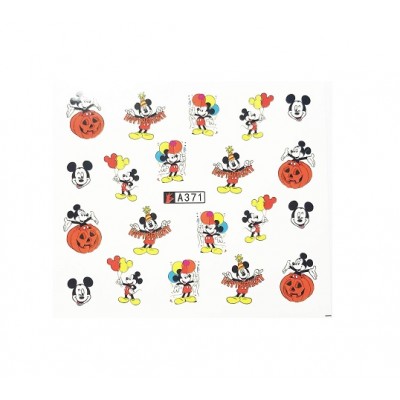 Слайдер-дизайн для нігтів A 371 Mickey Mouse, Halloween