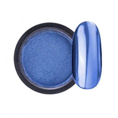 Дзеркальна пудра для втирання Kitty Dark Blue, синя, 0,2 г