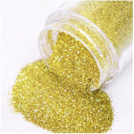 Блискітки для нігтів Kitty Glitter 004 дрібні, золоті з голограмою, 1 г з доставкою по Україні