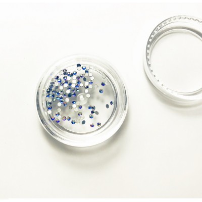 Стрази Swarovski SS3 Crystal AB, срібні з голограмою, 100 шт з доставкою по Україні