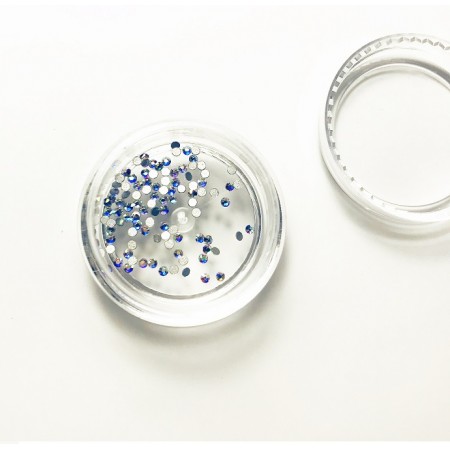 Стрази Swarovski SS3 Crystal AB, срібні з голограмою, 100 шт з доставкою по Україні