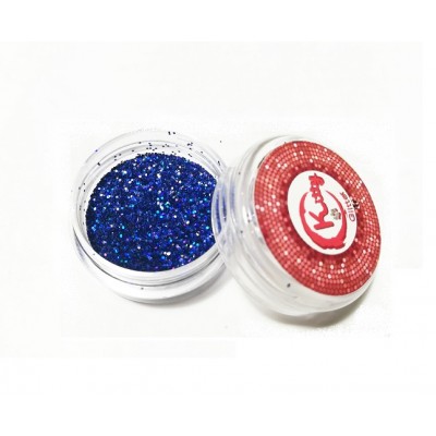 Блискітки для нігтів Kitty Glitter 010, сині з голограмою, 1 г з доставкою по Україні