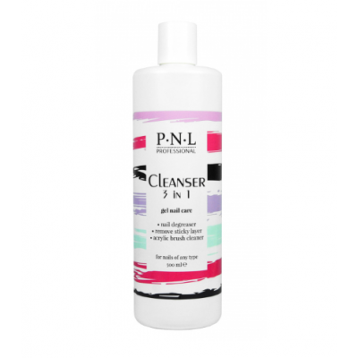 Универсальное средство 3 в1 PNL Cleanser обезжиривание, дегидрация, очистка кистей, 500 мл з доставкою по Україні