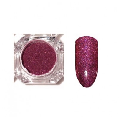 Блискітки для втирання Born Pretty марсала з голограмою, 1 г