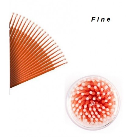 Мікробраші для вій, Fine Orange, 10 шт з доставкою по Україні