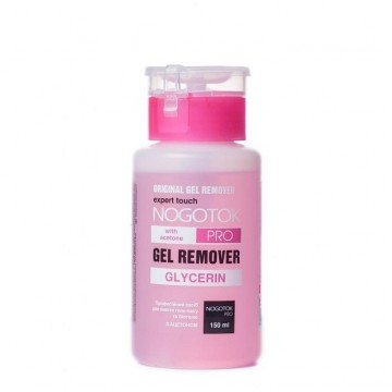 Рідина для зняття гель-лаку Nogotok Pro Gel Remover, з помпою, 150 мл