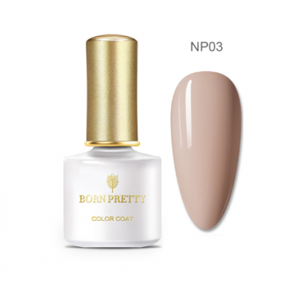 Гель-лак Born Pretty Nude Pink Series NP-003 Nude, кава з молоком, 6 мл