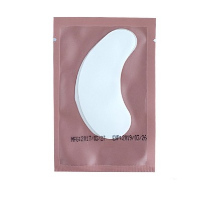 Патчі гелеві Eye Gel Patches Pink для нарощування вій під нижню повіку, 1 пара з доставкою по Україні
