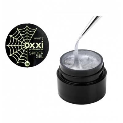 Гель-краска паутинка OXXI Spider Gel Silver серебро, 5 г