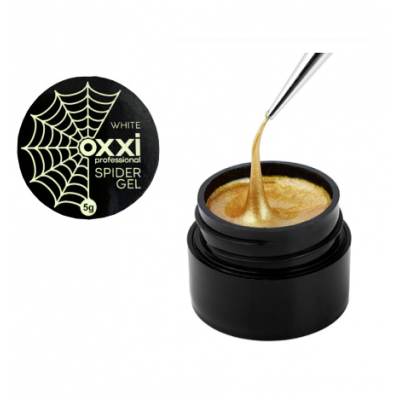 Гель-краска паутинка OXXI Spider Gel Gold золото, 5 г