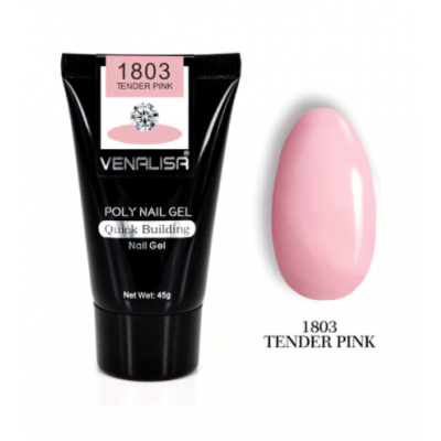 Полігель Venalisa 1803 Tender Pink насичений рожевий, 45 г