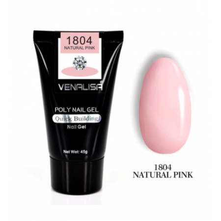 Полігель Venalisa 1804 Natural Pink натуральний рожевий, 45 г з доставкою по Україні