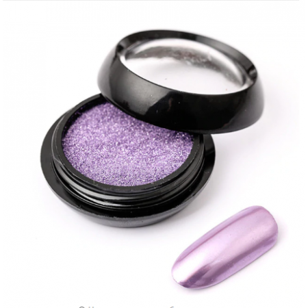 Дзеркальна пудра Kitty LUX Purple, бузок, 0,2 г з доставкою по Україні