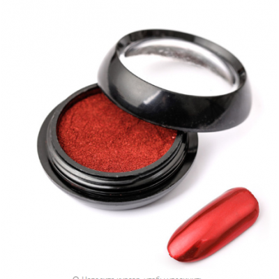 Дзеркальна пудра Kitty LUX Red, червона, 0,2 г