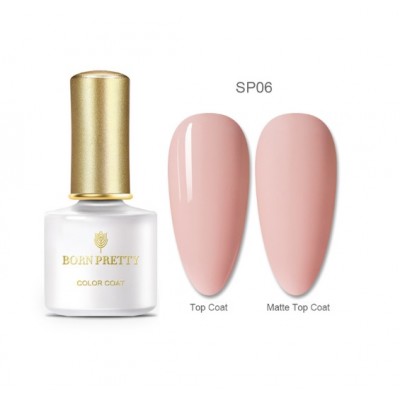 Гель-лак Born Pretty Strawberry Party Series SP-06, напівпрозорий пудровий, 6 мл