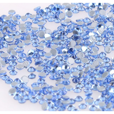 Стрази Swarovski SS3 Blue, блакитні, 100 шт з доставкою по Україні
