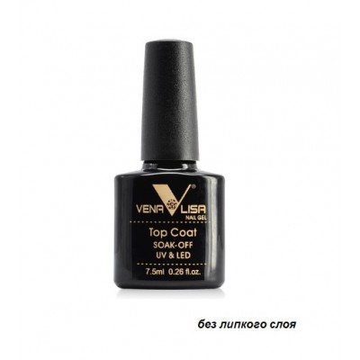 Топ для гель-лаку Venalisa Top Coat UV / LED, 7,5 мл