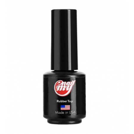 Топ каучуковий для гель-лаку My Nail Rubber Top, 9 мл з доставкою по Україні