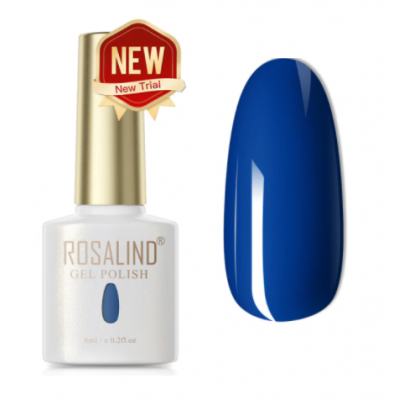 Гель-лак Rosalind PX025 класичний синій, 6 мл
