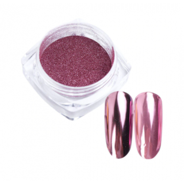 Дзеркальна пудра для втирання Rose Gold, рожеве золото, 0,5 г