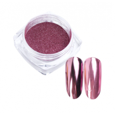 Дзеркальна пудра для втирання Rose Gold, рожеве золото, 0,5 г